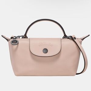 Longhchamp Le Pliage Xtra XS Pouch Nude - Leather